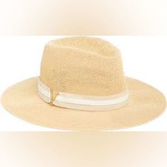 Vince Camuto Stylish Tan Fedora Hat - Picture 1 of 5